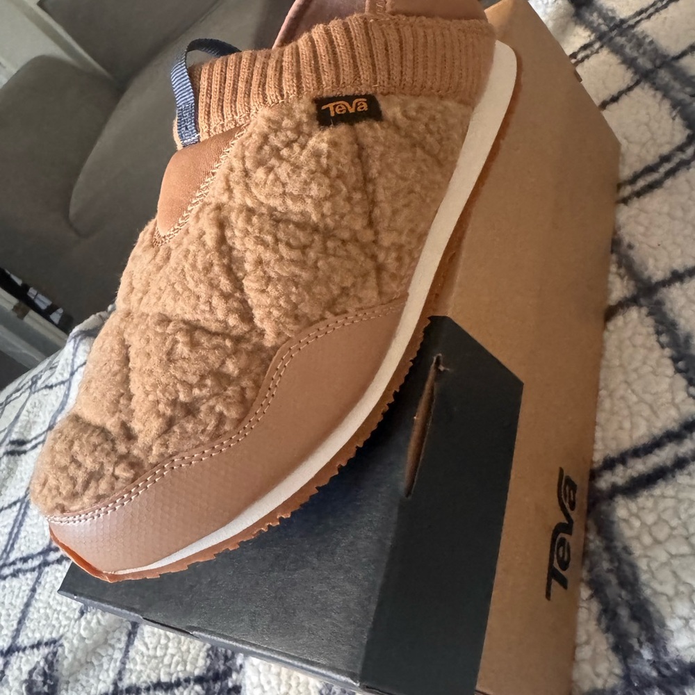 Teva Cozy Brown Slip-On Footwear